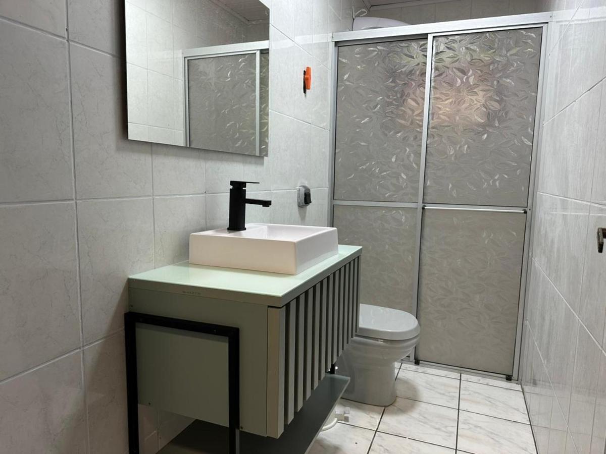 Casa Com Visao Panoramica No Centro De Nova Trento Apartment Bagian luar foto